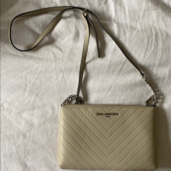 Karl Lagerfeld cream purse - Picture 3 of 5
